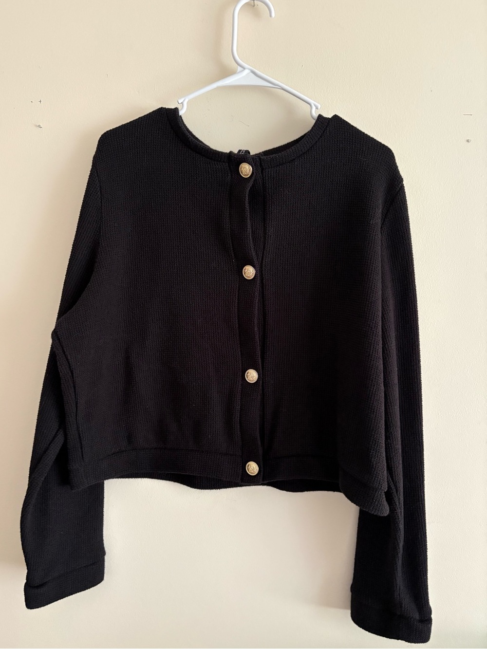 H&M Gold Button Cardigan